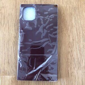 Cocomii Square Neutral Phone Hard Case For iPhone 11 Deep Rouge Maroon